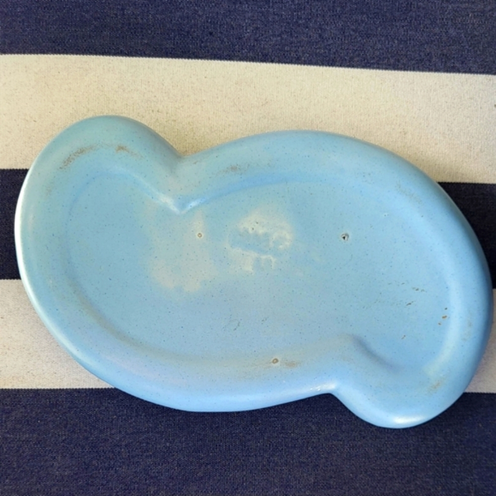 VINTAGE McCoy Planter Blue Planter - Picture 7 of 7